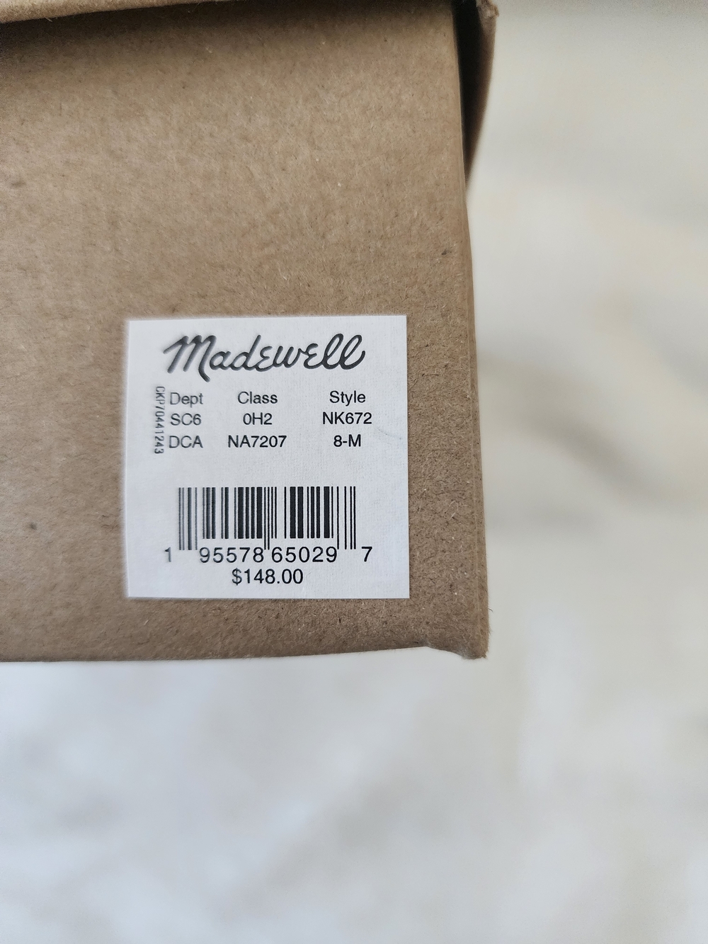 Madewell Cutout Loafers In Vachetta Leather Size 8, Style NK672 - Picture 15 of 15